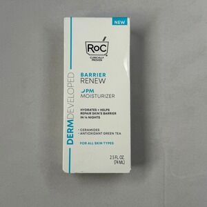 RoC Barrier Renew PM Moisturizer 2.5 oz Night Cream Ceramides New‎